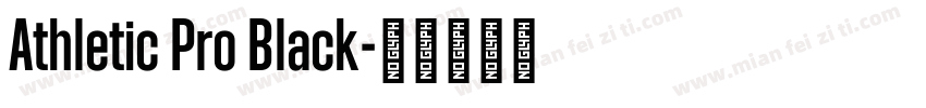 Athletic Pro Black字体转换